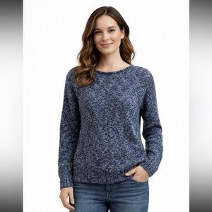 Chaps Denim blue sweater. S